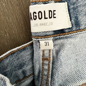 AGolde 90s mid rise jean. Size 31.